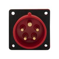 CEE WCD inbouw 16A 5-polig pen - thumbnail