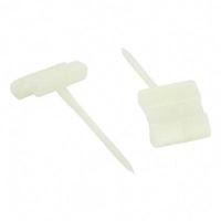 Prijspen kunststof gebroken wit 5cm 10st - thumbnail