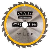 DeWalt Accessoires Cirkelzaagblad 235x30x24t, positief 20°, kerf 2,6mm - DT1954-QZ - thumbnail