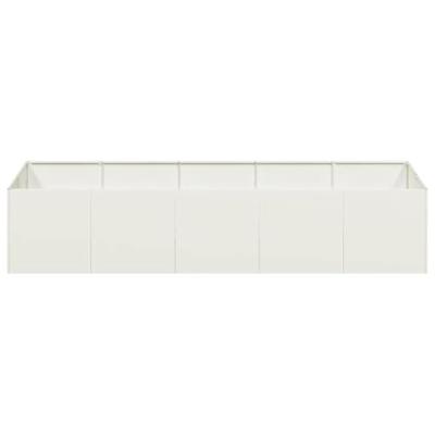 Plantenbak 200x80x40 cm staal wit Plantenbak 200x80x40 cm staal wit