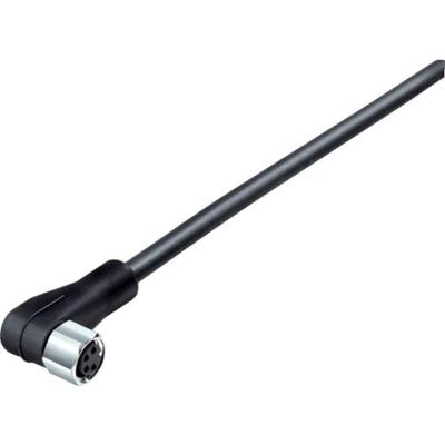 binder 77 3708 0000 50004-0200-20 Sensor/actuator connector, geassembleerd Aantal polen (sensoren): 4 Bus, haaks 2 m 1 stuk(s)