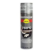 Rust-Oleum deklaag hittebestendig - Hard Hat - aluminium - zijdeglans - 0.5l - spuitbus - thumbnail