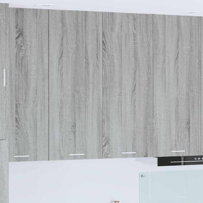 Hangkast Riga Grijs Sonoma 80 x 31 x 100 cm Bewerkt hout Hangkast Riga Grijs Sonoma 80 x 31 x 100 cm Bewerkt hout