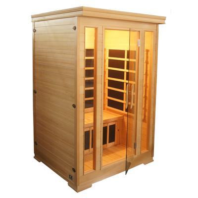 Badstuber Komfort infrarood sauna 120x120cm 2 persoons Badstuber Komfort infrarood sauna 120x120cm 2 persoons