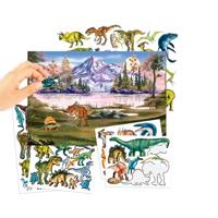 Dino World stickerboek met puffy stickers - thumbnail