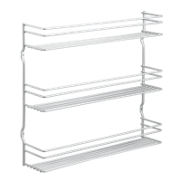 Metaltex space saver smart kitchen pepito kruidenrek 3 etages 36x32x8 cm zilver - thumbnail