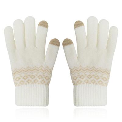 LGT JWLS Winterse Dameshandschoenen - Beige Wit
