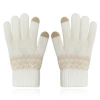 LGT JWLS Winterse Dameshandschoenen - Beige Wit - thumbnail