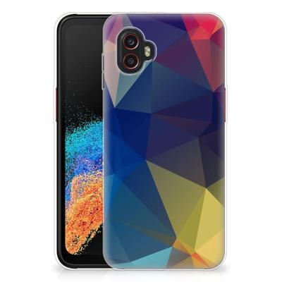 Samsung Galaxy Xcover 6 Pro | TPU Hoesje | Polygon Dark Samsung Galaxy Xcover 6 Pro | TPU Hoesje | Polygon Dark