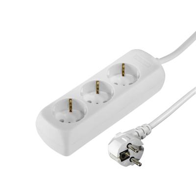 Hama 3-Way Power Strip With Child Safety Feature 5 M White Hama 3-Way Power Strip With Child Safety Feature 5 M White
