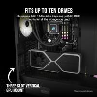 Corsair 7000D AIRFLOW Full Tower PC-behuizing Wit - thumbnail