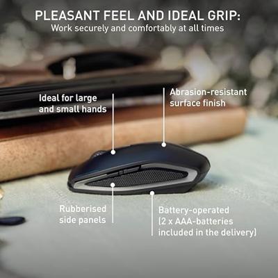 Cherry GENTIX BT Zwart Draadloze muis