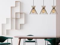 Hanglamp MARCHENA 3 lampen zwart - thumbnail