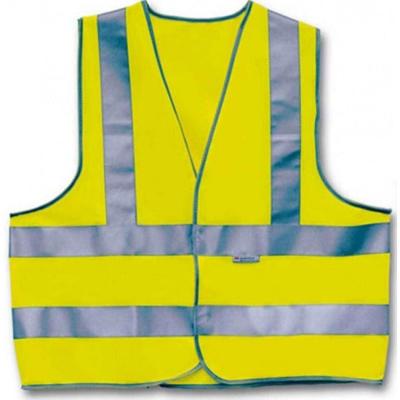 4-act Veiligheidshesje 3 strepen unisex geel maat m