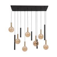 Lucide JOSIANE - Hanglamp - 7xG9 - Zwart - Vibes - thumbnail