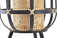 Bureaulamp DKD Home Decor Zwart Bruin Koloniaal 220 V 50 W (31 x 31 x 51 cm) - thumbnail