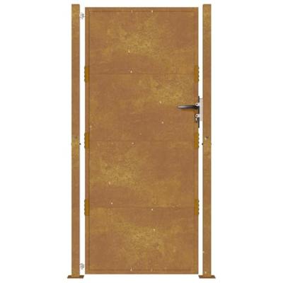 VidaXL Poort 105x205 cm cortenstaal