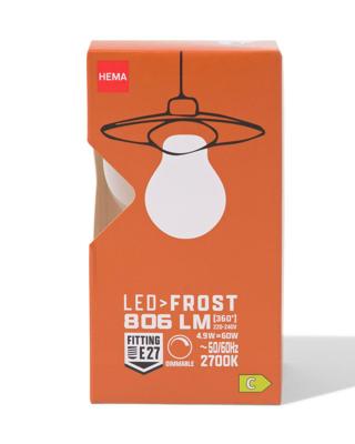 HEMA Led peer glass frost E27 4.9W 806lm dim