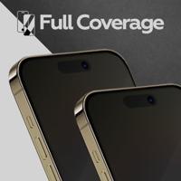 Lunso - iPhone 14 Pro - Privacy Glass - Gehard beschermglas - thumbnail