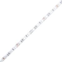 Bedframe met hoofdbord en LED bruin eikenkleur 90x200 cm - thumbnail