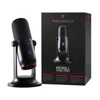 Thronmax M2P-B USB-studiomicrofoon Statief Zendmethode:Kabelgebonden Voet, Incl. kabel USB-C, Audio, stereo (3.5 mm jackplug) Kabelgebonden - thumbnail