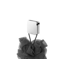 Handdoekhaak Geesa Topaz Groot Minimalistisch Chroom - thumbnail