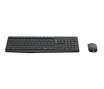 LOGITECH MK235-toetsenbordset voor muis - Draadloos - AZERTY - USB-ontvanger