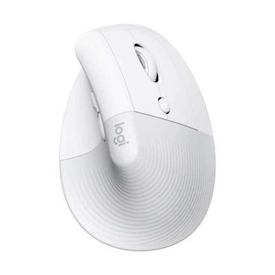 Logitech Lift Vertical Ergonomic Mouse Ergonomische muis Bluetooth, Radiografisch Optisch Wit 6 Toetsen 4000 dpi Ergonomisch Logitech Lift Vertical Ergonomic Mouse Ergonomische muis Bluetooth, Radiografisch Optisch Wit 6 Toetsen 4000 dpi Ergonomisch