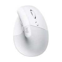 Logitech Lift Vertical Ergonomic Mouse Ergonomische muis Bluetooth, Radiografisch Optisch Wit 6 Toetsen 4000 dpi Ergonomisch - thumbnail