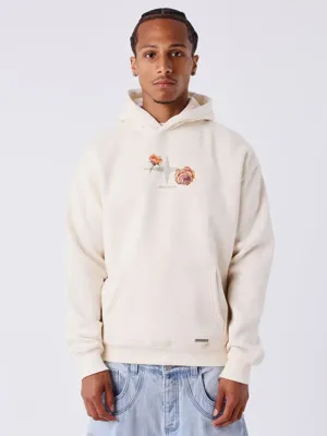 Project X Paris Gothic Roses Hoodie Heren Beige - Maat L - Kleur: Beige | Soccerfanshop
