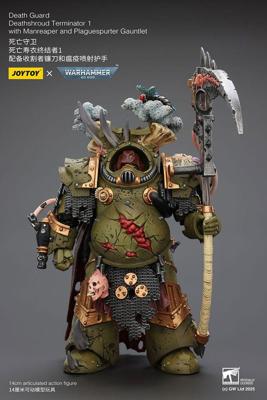 Warhammer 40k Action Figure 1/18 Death Guard Deathshroud Terminator 1 with Manreaper and Plaguespurter Gauntlet 14 cm Warhammer 40k Action Figure 1/18 Death Guard Deathshroud Terminator 1 with Manreaper and Plaguespurter Gauntlet 14 cm