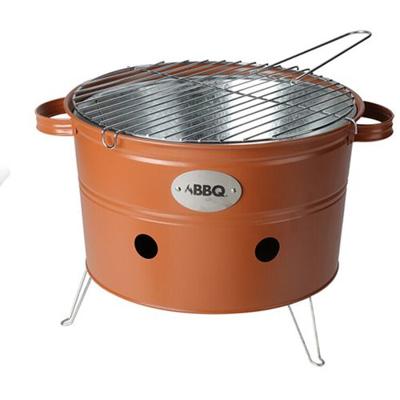 ProGarden barbecue emmer met 2 handvatten 34,5 cm matoranje