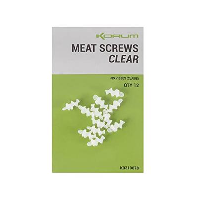 Korum Meat Screws Clear