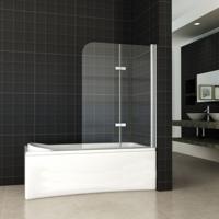 Badwand Wiesbaden inklapbaar 100x140cm 6mm NANO coating - thumbnail