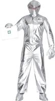 Amerikaanse Astronaut kostuum zilver - thumbnail
