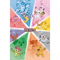 Poster Digimon - Group 61x91,5cm - thumbnail