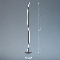 Fischer & Honsel Strakke led vloerlampBridge - 40377 - thumbnail