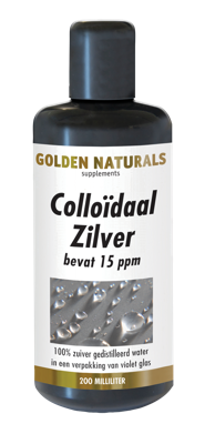 Golden Naturals Colloidaal zilver 200 Milliliter