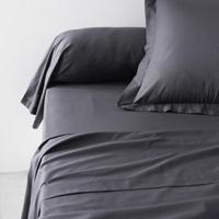 Taie de Bocin Teday Essential - 45 x 185 cm - 100% United Cotton - Charcoal - thumbnail