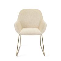Jesper Home Kushi eetkamerstoel Trouty Tinge slide gold - thumbnail