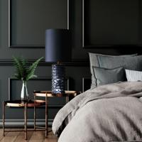 Artistiq Tafellamp 'Rosann' Marmer, kleur zwart - thumbnail