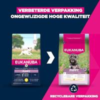Eukanuba Puppyvoer met verse kip voor kleine rassen, premium droogvoer voor junior honden, 7,5 kg - thumbnail