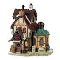 Lemax the iron pot verlicht kersthuisje Caddington Village 2024 - thumbnail