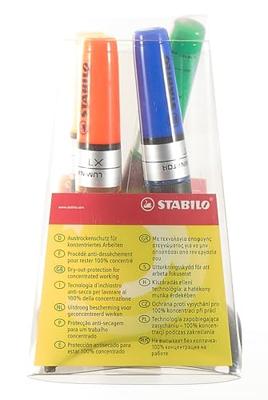 STABILO LUMINATOR markeerstift, deskset van 4 stuks in geassorteerde kleuren STABILO LUMINATOR markeerstift, deskset van 4 stuks in geassorteerde kleuren