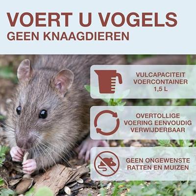 Swissinno Davos Hellblau Voedersilo 750 g Vogel Lichtblauw 1 stuk(s) 1 840 001