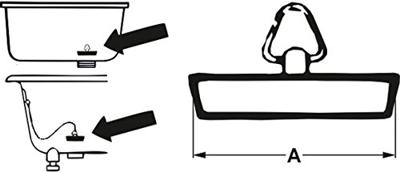 Cornat Stop Rubber Afvoer 50.5Mm - T358615