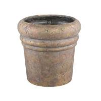 PTMD bloempot helena xxl bruin 40 cm | 2 stuks - thumbnail