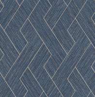 Dutch Wallcoverings Arber - Ember Indigo - Blauw/Zilver - thumbnail