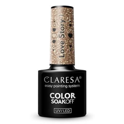 Claresa uv/led gellak 5ml love story 1 Claresa uv/led gellak 5ml love story 1