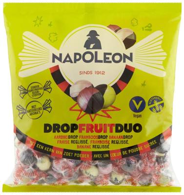 Napoleon snoepjes duo drop fruit, zak van 825 gram